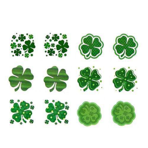 Healeved St. Patricks Day Temporäre Körperaufkleber 72 Stück Aufkleber Für Jungen Und Mädchen von Healeved