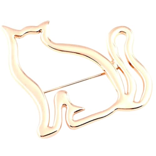 Healeved Katzenbrosche Anstecknadel Für Kleidung Tier Brosche Legierung Dekoration Für Damen Tasche Hut Schal von Healeved