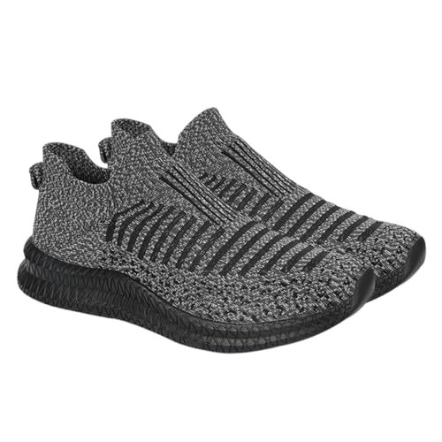 Healeved 1 Paar Atmungsaktive Laufschuhe Turnschuhe Weiß Frauen Laufschuhe Luft Sportschuhe Mann Straßenlaufschuhe Damen Laufschuh Sportliche Tennisschuhe Wanderschuhe Mesh-Schuhe Netz Grau von Healeved