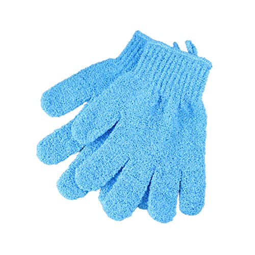 Healeved 1 Paar Peeling-badehandschuh Fünf Finger Für Männer Frauen Körperwäscher Mitt Bad Dusche Sauna Wäscher von Healeved