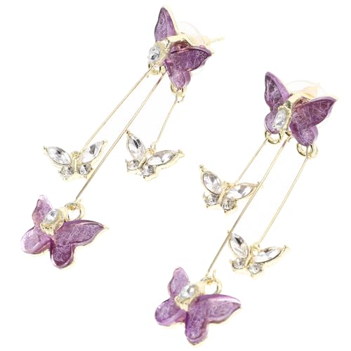 Healeved 1 Paar Dekorative Ohrringe mit Design Lange Quasten Ohrringe für Damen Funkelnde Rhinestone Eleganter Schmuck für Besondere Anlässe Healeved 1 Paar Dekorative Ohrringe mit Design Lange Quasten Ohrringe für Damen Funkelnde Rhinestone Eleganter Schmuck für Besondere Anlässe von Healeved