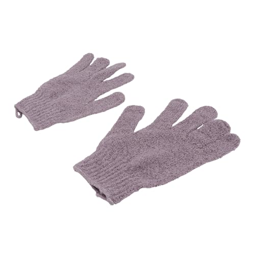 Healeved 1 Paar Duschhandschuh Peeling-Badetuch Körper für Frauen nylon handschuhe nylon gloves vier Peelings Badehandschuh Peeling Körperbürstenhandschuh Gesicht Duschgel Waschbecken Wanne von Healeved