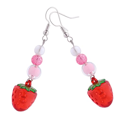 Healeved Erdbeer-harz-tropfen-ohrhänger Für Damen Statement-ohrringe Mit Anhängern Trendige Ohrhänger Als Geschenk Für Frauen Obst-ohrringe in Erdbeerform Frucht-schmuck Für Ohr Healeved Erdbeer-harz-tropfen-ohrhänger Für Damen Statement-ohrringe Mit Anhängern Trendige Ohrhänger Als Geschenk Für Frauen Obst-ohrringe in Erdbeerform Frucht-schmuck Für Ohr von Healeved