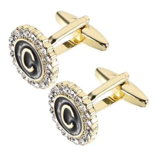 Healeved 1 Paar Herren Cufflinks Manschettenknöpfe für Anzüge Vielseitige Modeaccessoires für Formelle Anlässe Hochwertige Dekorative Hemdmanschetten von Healeved