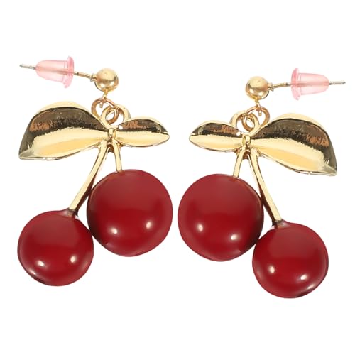 Healeved Kirschohrstecker Ohrhänger Schleifenform Ohrringe Silber mit Granatstein für Damen Eleganter Ohrschmuck für Besondere Anlässe Healeved Kirschohrstecker Ohrhänger Schleifenform Ohrringe Silber mit Granatstein für Damen Eleganter Ohrschmuck für Besondere Anlässe von Healeved