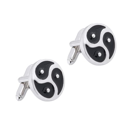 Healeved 1 Paar Manschettenknöpfe für Herren Cufflinks Elegantes Design für Anzüge Freizeitkleidung Stilvolles Accessoire für Besondere Anlässe von Healeved
