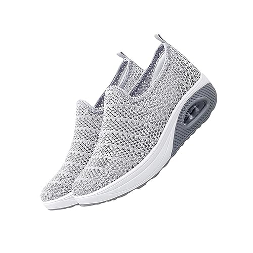 Healeved 1 Paar Mesh-Turnschuhe für einfach barfuß Damen Outdoorschuhe Wanderschuhe Damen Luft Lauflernschuhe Outdoor-Schuh Mesh-Sneaker weiblicher Freizeitschuh Obermaterial: Mesh Hellgrau Healeved 1 Paar Mesh-Turnschuhe für einfach barfuß Damen Outdoorschuhe Wanderschuhe Damen Luft Lauflernschuhe Outdoor-Schuh Mesh-Sneaker weiblicher Freizeitschuh Obermaterial: Mesh Hellgrau von Healeved