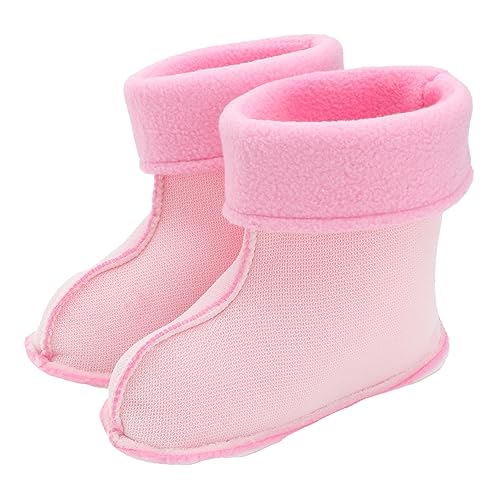 Healeved 1 Paar Regenstiefel Mit Warmem Baumwollbezug Regenstiefel Für Mädchen Mädchen-Regenstiefel Regenstiefel Botas Para Nieve De Niño Stiefeleinlagen von Healeved