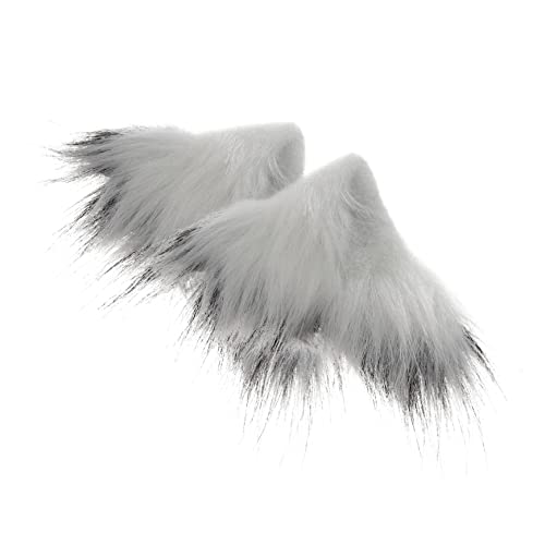 Healeved 1 Paar Simulierter Tierohr Kopfschmuck Plüsch Tierohr Haarnadeln Haarspangen Für Mädchen Ratte Haustier Haarspange Haarschmuck Cosplay Haarnadel Party Kopfschmuck von Healeved