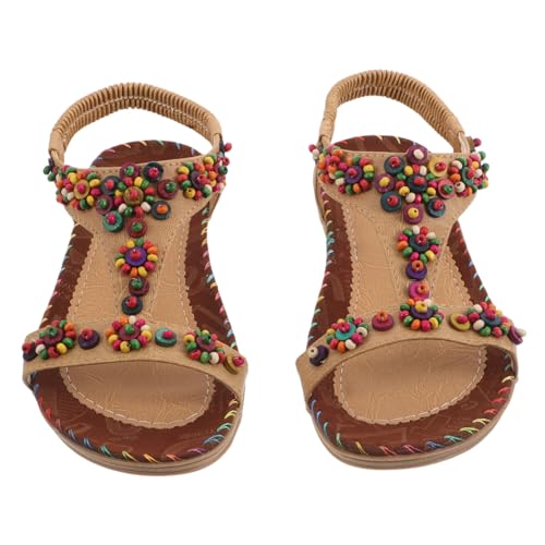 Healeved 1 Paar Stylische Strandsandalen: Süße Boho-sandalen Für Damen – Atmungsaktive Und Bequeme Design-schuhe Für Mädchen Und Damen von Healeved