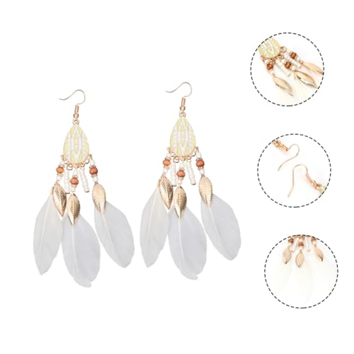 Healeved 1 Paar Vintage Ohrringe für Damen Retro Ohrhänger mit Quasten Ohrringe für Kombinierbar mit Jeans oder Shirts Trendiges Design Healeved 1 Paar Vintage Ohrringe für Damen Retro Ohrhänger mit Quasten Ohrringe für Kombinierbar mit Jeans oder Shirts Trendiges Design von Healeved