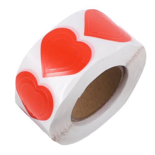 Healeved Herz-bräunungsaufkleber 500 Stück Selbstklebende Abziehbilder Für Kunst Für Strand Und Sport von Healeved