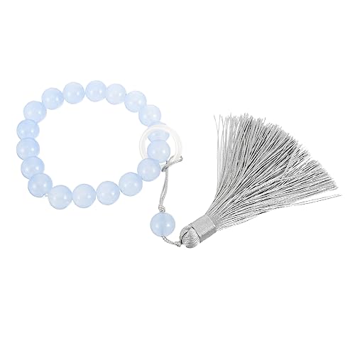 Healeved 1 Saite Handgefertigtes Gebetsarmband Glasperlen Rosary Kette für Gebete Stilvolles Accessoire für Freunde und Familie für Besondere Anlässe von Healeved