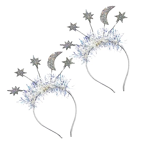 Healeved 1satz Teiliges Weihnachts-haarband Mit Stern Und Monddesign Dekorative Haarschmuck Für Neujahr Und Weihnachten Bequemes Und Attraktives Accessoire Für Damen von Healeved