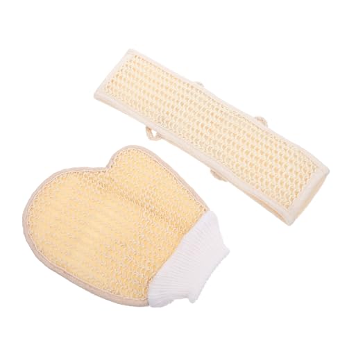 Healeved Exfolierendes Duschhandschuh-set Mit Badehandtuch Set Für Körperpflege Geeignet Für Sanftes Peeling Und Von Haut Und Rücken von Healeved