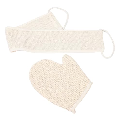 Healeved 1satz Exfolierende Duschhandschuhe Sisal Doppelseitige Körperpeeling-handschuhe Wiederverwendbare Badetücher Für Sanfte Und Intensive Hautpflege Für Und von Healeved