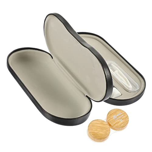 Healeved Brillen Organizer Aus Hochwertigem Pu-Material Tragbare Brillenbox Doppelschichtiger Brillenbehälter Für Reise Und Alltag von Healeved