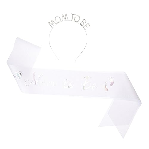 Healeved 1 Satz Gürtel Zu Sein Schärpe Und Mama Soll Kopf Sein Mama Soll Schärpe Und Tiara Sein Kronenschmuck Als Kopfschmuck Kronendekor Prinzessin Weiß Metall Healeved 1 Satz Gürtel Zu Sein Schärpe Und Mama Soll Kopf Sein Mama Soll Schärpe Und Tiara Sein Kronenschmuck Als Kopfschmuck Kronendekor Prinzessin Weiß Metall von Healeved