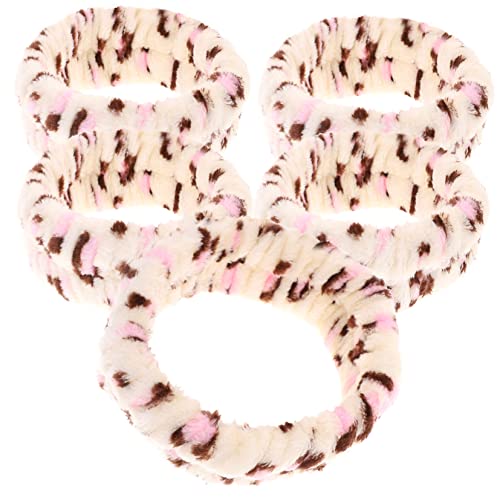 Healeved 1 Satz Haargummi am Handgelenk Handtucharmbänder zum Waschen des Gesichts Flanellarmbänder abschmink haarband make up haarband handtücher stirnband Stirnbänder für die Hautpflege von Healeved