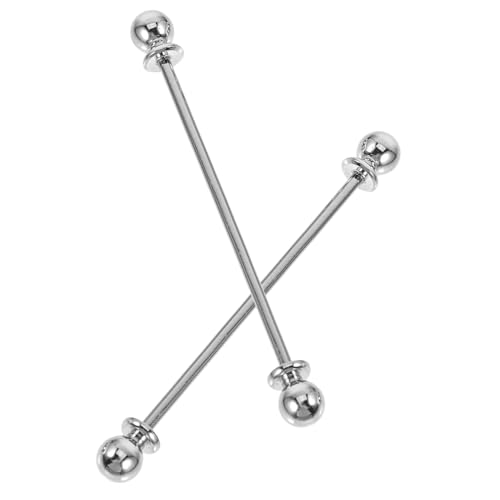Healeved 2stücke Krawattennadeln Für Herren Kragensteg Hemdkragen Pins Metall Anstecknadeln Kostümzubehör Anzugnadeln Kragenstäbchen Herren von Healeved