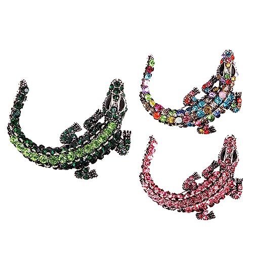 Healeved 3 Stück Strass Brosche Legierung Kragennadel Wäschenadel für Männer Brustnadel für Hochzeiten Partys und Anlässe von Healeved