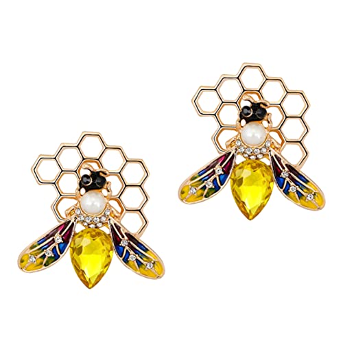 Healeved 1 Satz Kreative Tierbrosche Teiliges Set Bienenform Anstecknadel Legierung Für Frauen Für Und Besondere Anlässe Vielseitig Einsetzbar Als Schmuck Für Kleidung Taschen Und 2 Stück von Healeved