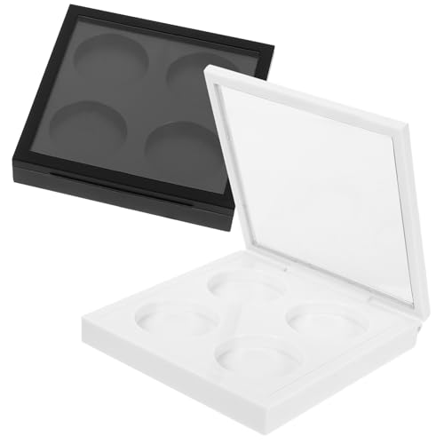 Healeved 2stücke Aufbewahrungsbox Für Lidschatten Lidschattenetui Aus Hochwertigem Material Kosmetiktablett Aufbewahrungsbehälter Für Make-up-organisation Und Täglichen Gebrauch von Healeved