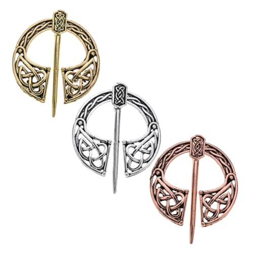 Healeved 3stücke Legierung Brustnadel Einzigartige Brosche Kleidung Dekor Brosche Brustnadel Kleidung Dekoration Rustikal Und Modern Für Outfits Und Geschenke von Healeved