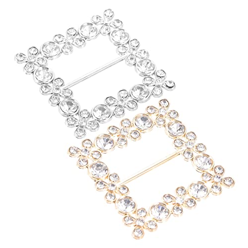 Healeved 1 Satz Rhinestone Schal Clips Halter Für Seidenschals Und Kleidung Für Hochzeiten Partys Und Besondere Anlässe 2 Stück von Healeved
