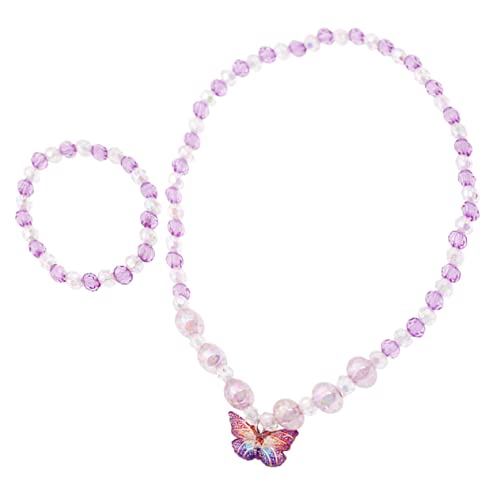 Healeved 1 Satz Schmuckset für Farbenfrohe Halskette Armband Bastelset für Jahren Partys Verkleidungsspiele von Healeved