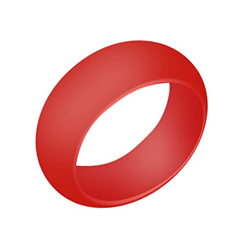 Healeved 9stücke Silikonringe Für Sport Unisex-gummiringe Runde Eheringe Für Frauen Und Männer Einfacher Schutzring Zufällige Farbe von Healeved