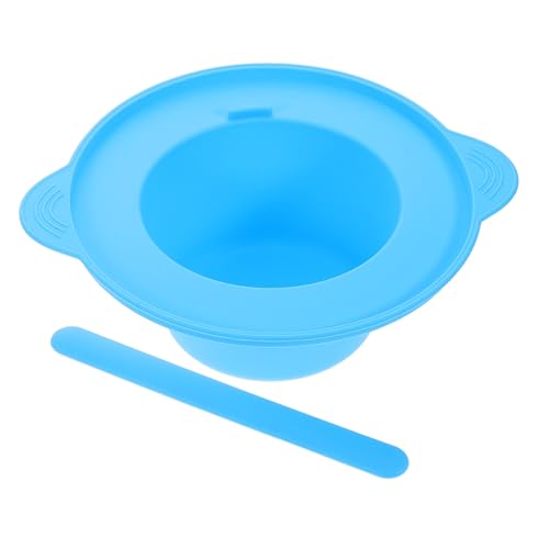 Healeved 1 Satz Silikonmaskenmaskenschale Mehrzweckschlüssel Mixer Rührschüssel Waschbecken Wasserhahn Intelligente Aufkleber Liefert Rührschüssel Wachstopf Kieselgel Blue Wiederverwendbar von Healeved