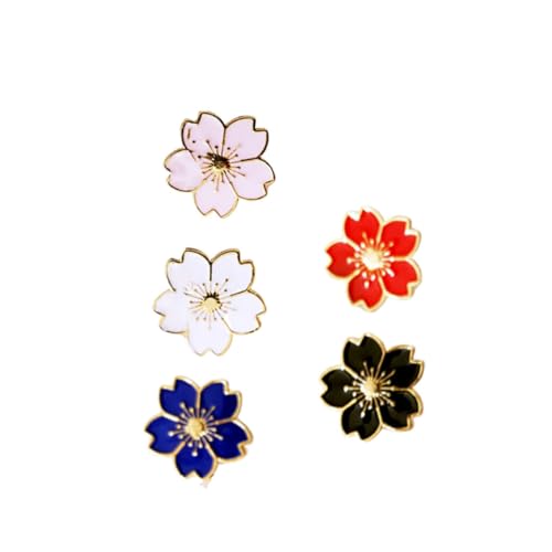 Healeved 1 Satz Teiliges Japanische Kirschblüten Brosche Anstecknadel Für Kleidung Modeaccessoire Für Damen Für Taschen Schals Hüte Weiß 5 Stück Healeved 1 Satz Teiliges Japanische Kirschblüten Brosche Anstecknadel Für Kleidung Modeaccessoire Für Damen Für Taschen Schals Hüte Weiß 5 Stück von Healeved