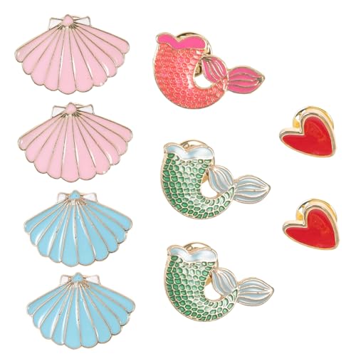 Healeved 1 Satz Teiliges Kreatives Cartoon Brosche Für Frauen Persönliche Meeresstern Anstecknadel Langlebigem Für Kleidung Taschen Hüte Schals Für Besondere Anlässe 9 Stück von Healeved