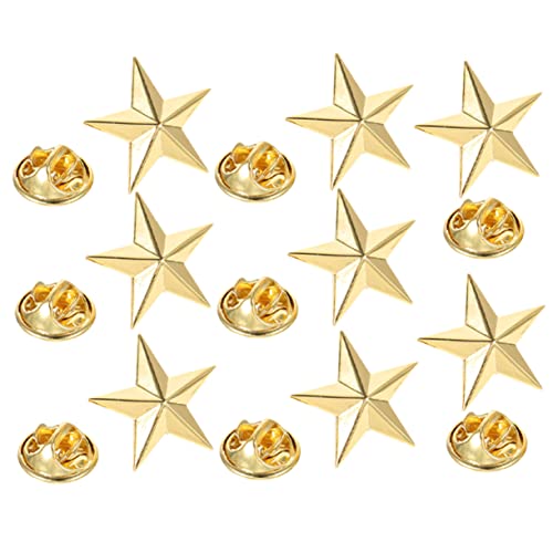 Healeved 1 Satz Teiliges Von Fünfzackigen Abzeichen Anstecknadeln Für Kleidung Taschen Hüte Rucksäcke Perfekter Schmuck Für Männer Frauen Für Bastelprojekte Besondere Anlässe 8 Stück Healeved 1 Satz Teiliges Von Fünfzackigen Abzeichen Anstecknadeln Für Kleidung Taschen Hüte Rucksäcke Perfekter Schmuck Für Männer Frauen Für Bastelprojekte Besondere Anlässe 8 Stück von Healeved