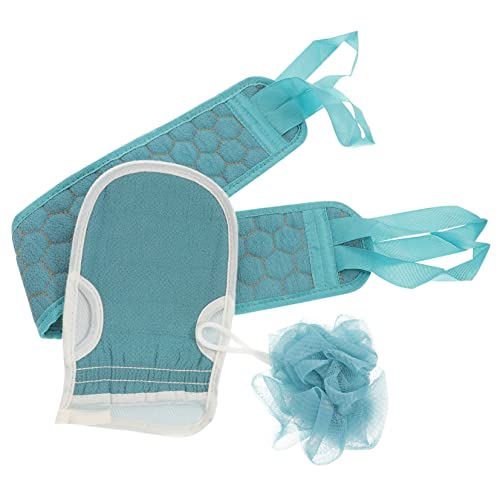 Healeved 1 Satz handschuhe für die körpermassage Peeling Rückenschrubber für die Dusche ganzer Körper Luffa Duschtuch für den Rücken Badestreifen Zurück schrubben Badetuch von Healeved