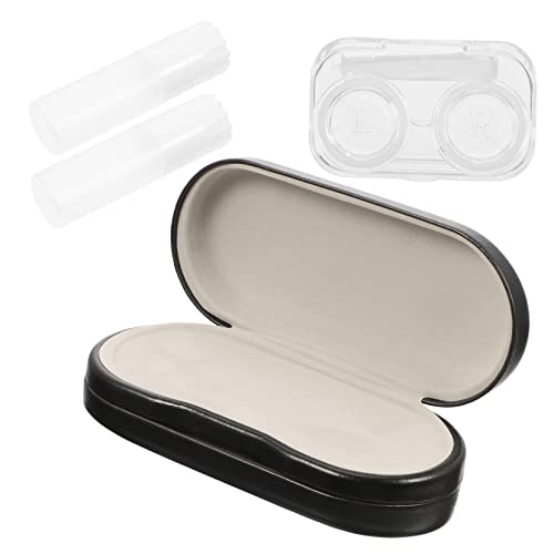 Healeved 1satz Tragbarer Brillenorganizer Mit Doppelter Funktion Vielseitiger Brillenetui Und Kontaktlinsenbehälter Für Aufbewahrung Ihrer Brillenaccessoires Kompaktes Design Für Reisen von Healeved