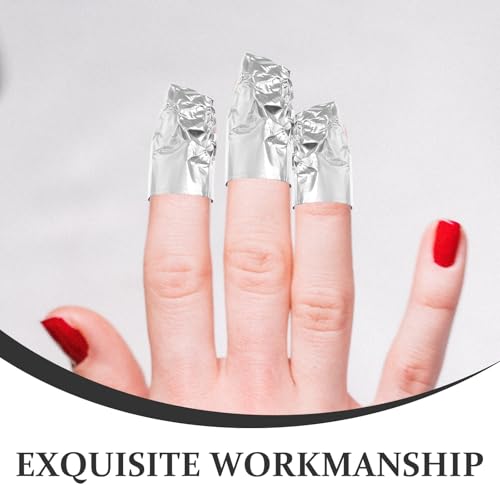 Healeved 1 Set Gel-Nagellackentferner-Folien mit Wattepads – Soak-Off-Gel-Nagellackentferner-Folienblätter – Professionelles Manikürezubehör für Frauen von Healeved