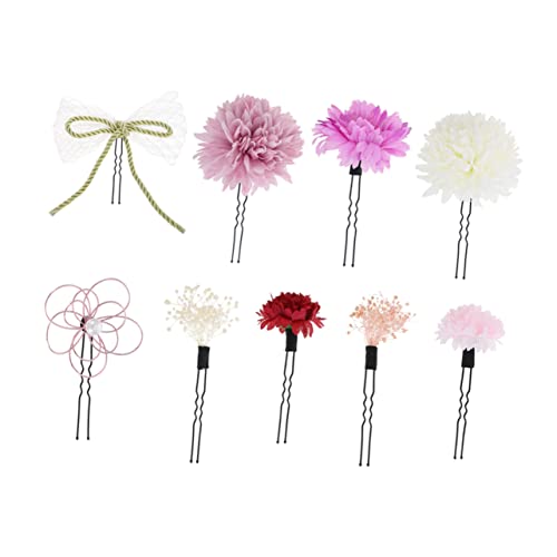 Healeved 1satz Japanische Simulation Blüten-haarspange Für Frauen Und Mädchen Elegante Haarforke Und Haarnadel Im Japanischen Stil Für Hochzeiten Und Besondere Anlässe Farbton von Healeved