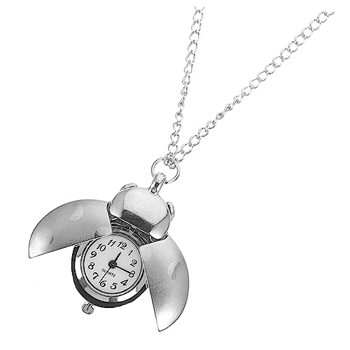 Healeved Käferförmige Taschenuhr Vintage Hängende Uhr Dekorative Taschenuhr Bekleidungszubehör Wunderschön Geformte von Healeved