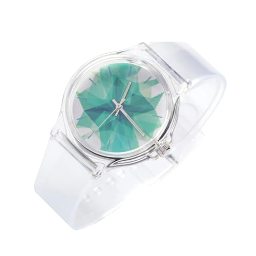 Healeved 1 Stück Chic Armbanduhr für Studenten Transparente Quarzuhr mit Praktische Uhr für Jugendliche Familienmitglieder Langlebig von Healeved