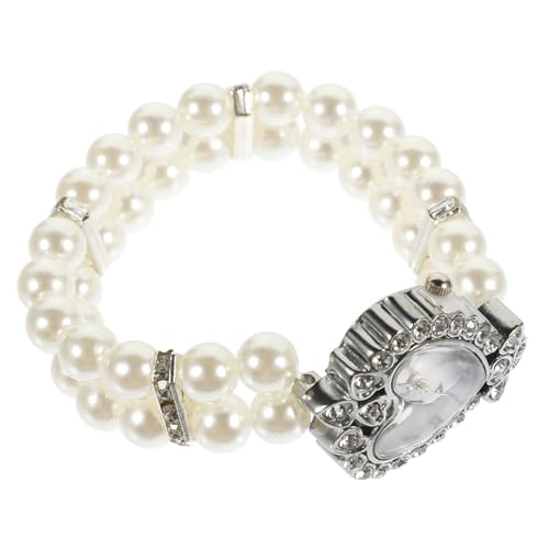 Healeved Damenuhr Quarzarmbanduhr mit Perlenstrang Armbanduhr für Frauen Freizeit Uhr für Mädchen Handgefertigt und Präzise Schmuckstück für Besondere Anlässe von Healeved