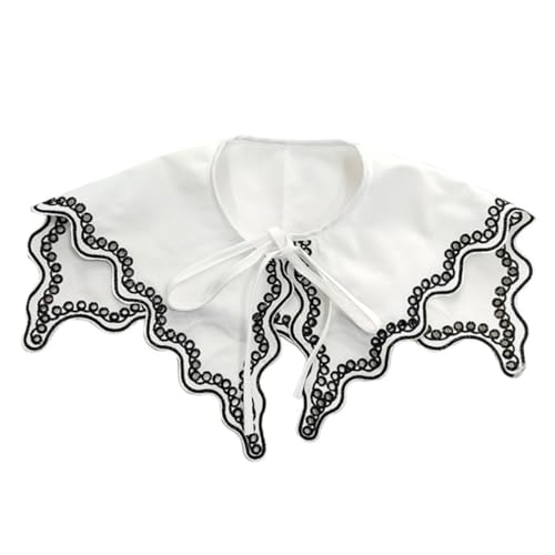 Healeved 1 Stück Damen Fake Abnehmbarer Vielseitiger Falscher für Blusen Kleider Pullover Leicht Atmungsaktiv für Festlichkeiten von Healeved