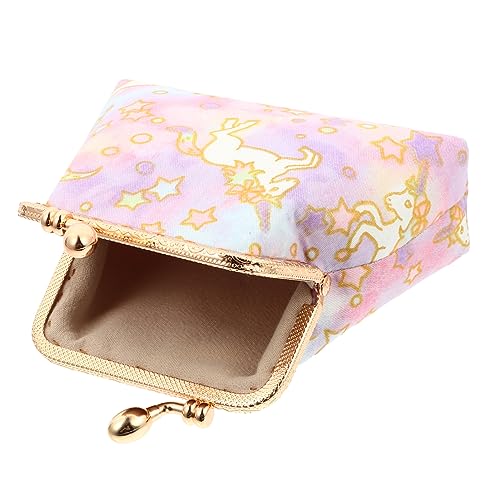 Healeved Einhorn Geldbörse Für Damen Kleiner Geldbeutel Aus Wasserdichtem Material Cartoon Design Süße Kosmetiktasche Für Mädchen Für Lippenstift Mobiltelefone Und Kleingeld von Healeved