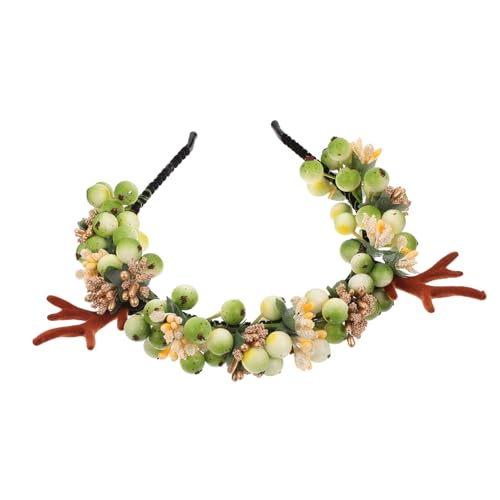 Healeved 1stück Weihnachts-haarband Mit Antlers Und Beeren Lustiger Kopfputz Für Festlichkeiten Für Damen Und Mädchen Für Weihnachtsfeiern Und Winterveranstaltungen Healeved 1stück Weihnachts-haarband Mit Antlers Und Beeren Lustiger Kopfputz Für Festlichkeiten Für Damen Und Mädchen Für Weihnachtsfeiern Und Winterveranstaltungen von Healeved