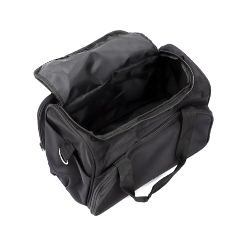 Healeved 1 Stück Friseur-Kit Salon-Werkzeugtasche Schule Friseur Werkzeugkoffer Organizer-Tasche für Haarwerkzeuge Kosmetiktasche Scherentragetasche Miko-Material Black von Healeved