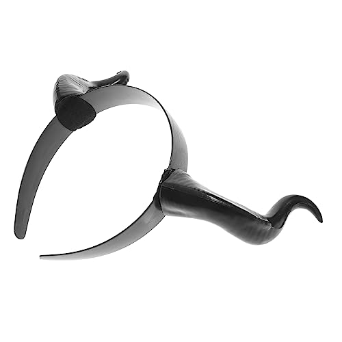 Healeved 1 Stück Horn Stirnband Teufelsohren Stirnband Teufelshörner Cosplay Haarband Gothic Hörner Horn Haarband Dämon Cosplay Hörner Antilopen Stirnband Haar Accessoire Für von Healeved