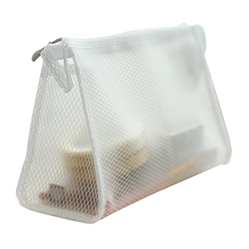Healeved 1 Stück Kosmetiktasche aus Eva wasserdichte Netzstruktur Reißverschluss Make Up für Reisen Stiftetui Münzbörse und Organizer von Healeved