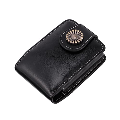 Healeved 1 Stück Lippenstift-Aufbewahrungstasche Lippenstift Fall Lippenstiftetui mit Spiegel für die Handtasche Lipgloss-Organizer Lippenstiftetui für die Handtasche Black von Healeved