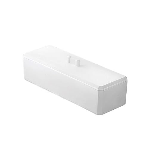 Healeved 1stück Kosmetik Aufbewahrungsbox Transparente Vielseitige Make-up-organizer Für Schminktisch Und Badezimmer Für Lippenstifte Und Pinsel Leicht Zu Reinigen Und Tragbar Weiß von Healeved
